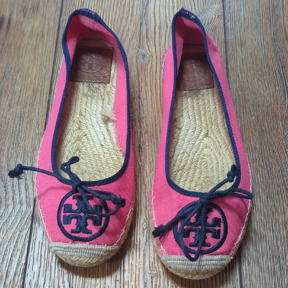 Tory Burch Pink Espadrille Flats 7